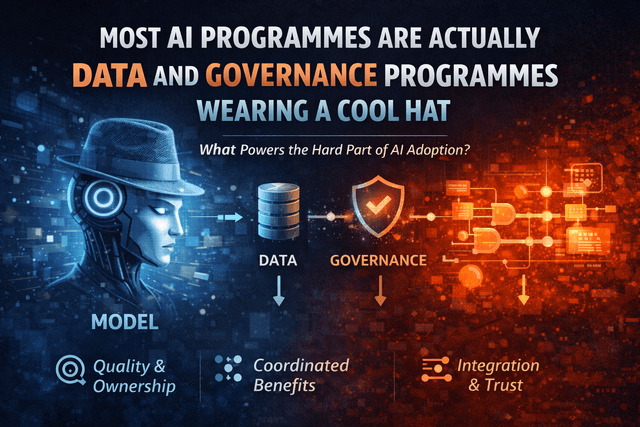 Most AI Programmes Are Actually Data and Governance Programmes Wearing a Cool Hat - thumbnail