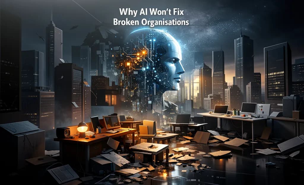 After Two Decades in Delivery, Here’s Why AI Won’t Fix Broken Organisations - thumbnail